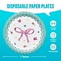 Say Hooray! Bow Bash 7" Paper Plates, Assorted Colors, 32 Plates/Pack (DTC382614PLT)~#|#~A356690E-8566-49AE-964BDB9442D10459_sc7