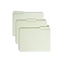 Smead Pressboard File Folder, 1/3-Cut Tab, 2" Expansion, Letter Size, Gray/Green, 25/Box  (13234)~#|#~A3570337-B39F-44B1-918B6CADCEEDA534_sc7