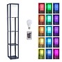 Simple Designs Etagere Organizer 62.5" Floor Lamp with Rectangular Shade, Navy Blue (LF1014-NAV-CCLB)~#|#~A3580F62-72FD-4665-B426293C63BC2318_sc7