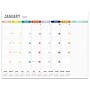 2025 TFP Rainbow 22" x 17" Monthly Dry-Erase Desk Pad Calendar (25-8206)~#|#~A35B00EA-1738-4169-91899F351085E03E_sc7