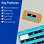 Avery Printable Rectangle Multipurpose Labels, 1" x 2-5/8", Bright Blue, 160/Pack (94201)~#|#~A35C260C-8BFA-4D4A-AEB9B31377161B20_sc7