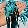 Beistle Metallic Fringe Curtain, Turquoise, 2/Pack (55410-T)~#|#~A35F448A-C9EF-4C24-B7C62D0F05A9F3BE_sc7