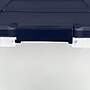 Home Logic 15 Qt. Latch Lid Storage Bins, Clear/White, 8/Pack (7101)~#|#~A3605B32-436B-4531-8409CC53B6AA09EE_sc7