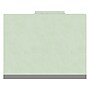 Medical Arts Press Pressboard Classification Folder, 1-Divider, 2" Expansion, Letter Size, Pale Green, 10/Box~#|#~A36C1CD1-0950-4D0B-97E15CAB8B5FFC39_sc7