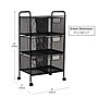 Mind Reader 6-Drawer Multipurpose Office Utility Cart, Black (6DRMESH-BLK)~#|#~A36E8697-3210-4C8A-96BB4AD93D832532_sc7