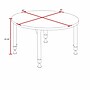 Regency Round Activity Table, Height Adjustable, Mahogany (TB48RNDMHAPBK)~#|#~A371B15F-37EE-462E-B831AB75AD7F7398_sc7