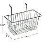 Azar Displays 6.25" Chrome Wire Basket, 2/Pack (300620)~#|#~A37234E3-DCEF-4E95-96120D2847C6C557_sc7
