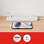 Staples TECH 4-Outlet 2-USB Port Surge Protector, 3', 1800 Joules, White (ST62773)~#|#~A372D243-8D89-4375-8847A872A60EC467_sc7