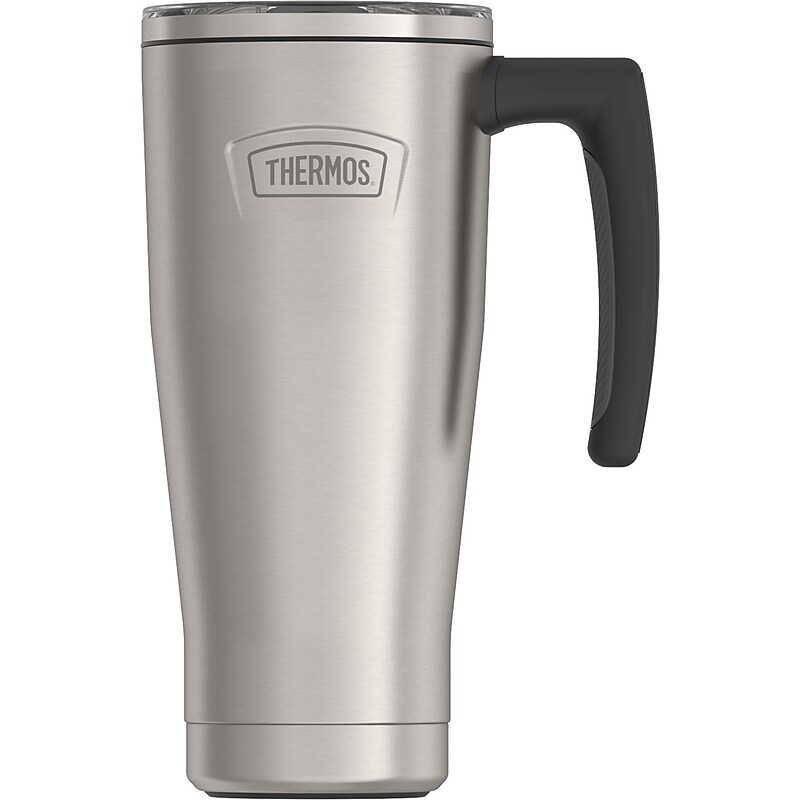 Thermos Icon Stainless Steel Vacuum Insulated Travel Mug, 18 oz., Matte Stainless (EAIS1162MS4) image 1