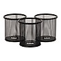 Mind Reader Metal Pen Holder, Black, 3 Pieces/Set (CLIPMESH3-BLK)~#|#~A37D50E1-4F76-483C-8E1E44811A2E3E95_sc7