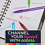 BIC Color Cues Cristal Xtra Smooth Ballpoint Pens, Medium Point, 1.22mm, Assorted Ink, 10/Box (WMSUA10-AST)~#|#~A37F0E5F-392D-4464-B5747A09435E4E53_sc7
