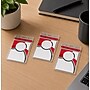 Staples Vertical Sealable ID Badge Holders, 5" x 3", Clear Vinyl, Resealable Top for Secure Card Protection, 50/Pack~#|#~A3806BE1-C289-4EEE-859F198A4FB0B540_sc7