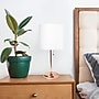 Creekwood Home Oslo 19.5" LED Table Lamp with USB Port, Rose Gold/White Shade (CWT-2013-RG-LB)~#|#~A382E9C2-4799-465E-99BDE27FDDEE5607_sc7