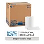 Pacific Blue Basic Recycled Hardwound Paper Towels, 1-ply, 350 ft./Roll, 12 Rolls/Carton (28706)~#|#~A385934F-D73C-4142-B2D8F4DD8D35A8D5_sc7