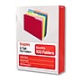 Staples File Folders, 1/3-Cut Tab, Letter Size, Assorted, 100/Pack (ST22953-CC)~#|#~A3890A56-4C43-4878-8C6E73D03A0E5A9E_sc7