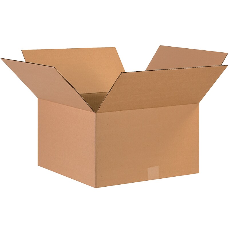 17" x 17" x 9" Shipping Boxes, 32 ECT, 25/Bundle (17179) image 1