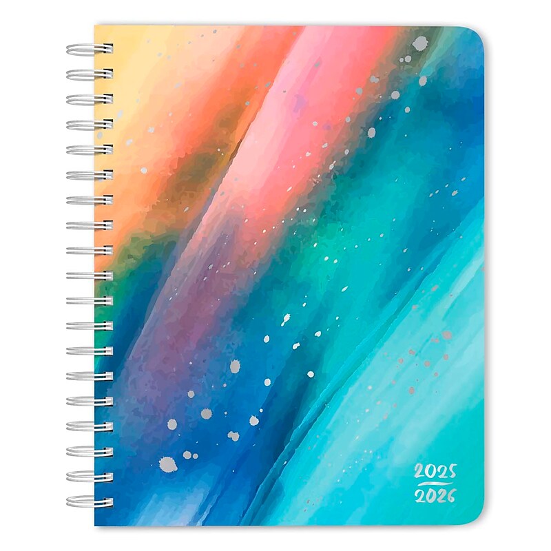 2025-2026 Plato Starburst 6" x 7.75" Academic Year Weekly Planner, Multicolored (9798330706990) image 1