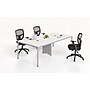 Boss Office Products Simple System 95"W Meeting Table, White (S402-WT)~#|#~A38D3ACC-D2B9-4581-B75A87F76AEC9E20_sc7