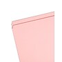 Smead Reinforced File Folder, Straight Cut, Letter Size, Pink, 100/Box (12610)~#|#~A38DF38B-7C57-49FB-AF2134BB0A33E37C_sc7