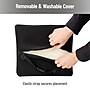 Mind Reader Memory Foam Lumbar Support Pillow with Air-Cloud Technology, Black (BACKSAM-BLK)~#|#~A3976F42-3BE5-44E2-85B22CB5EFED8304_sc7