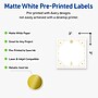 Avery Square Multipurpose Labels, 3" x 3", White, 60/Pack (19479370643)~#|#~A39855A6-41AB-4621-AEDBBC75B1E8DAA5_sc7