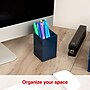 Staples Plastic Pen Cup, Navy Blue (ST63863)~#|#~A39DCABF-B0AE-46CD-9AFAFC7E78801A5C_sc7