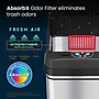 iTouchless Stainless Steel Sensor Trash Can, 13 Gallon, Silver (DZT13)~#|#~A39DF90B-AC00-4BBF-993B564DC023F261_sc7