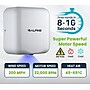 Alpine Industries Hemlock 220V Automatic Hand Dryer, White (400-20-WHI)~#|#~A39EE507-959D-4801-9C46DCB9AD3230E0_sc7