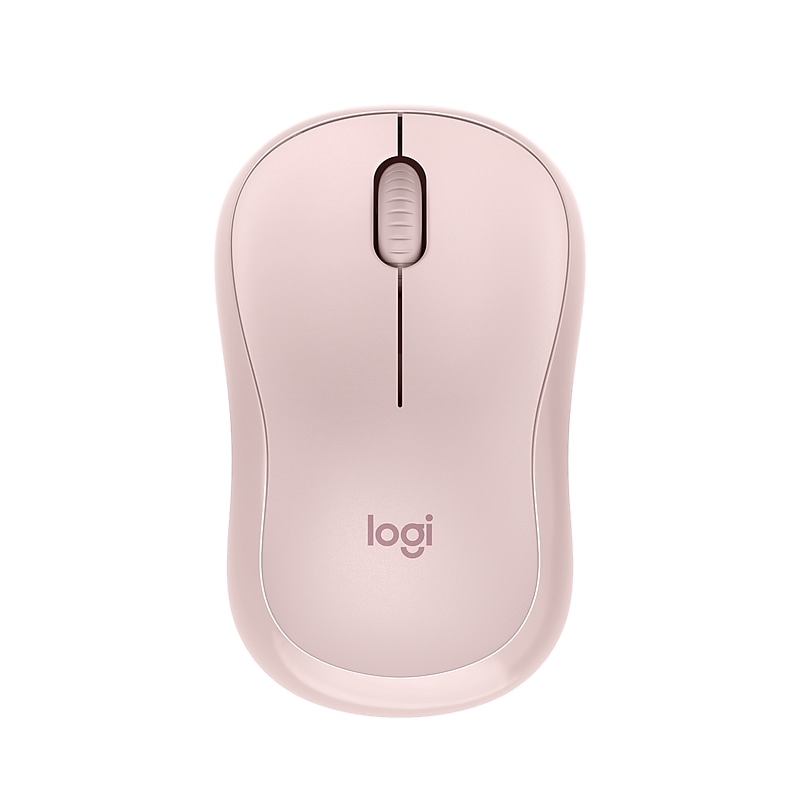 Logitech M240 Silent Wireless Ambidextrous Optical Mouse, Rose (910-007117) image 1
