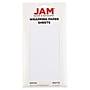 JAM Paper Wrapping Paper Sheets, 25' x 20", White, 6/Pack(2770135262WH)~#|#~A3A303AE-F564-43AB-9072F6B2C251131F_sc7