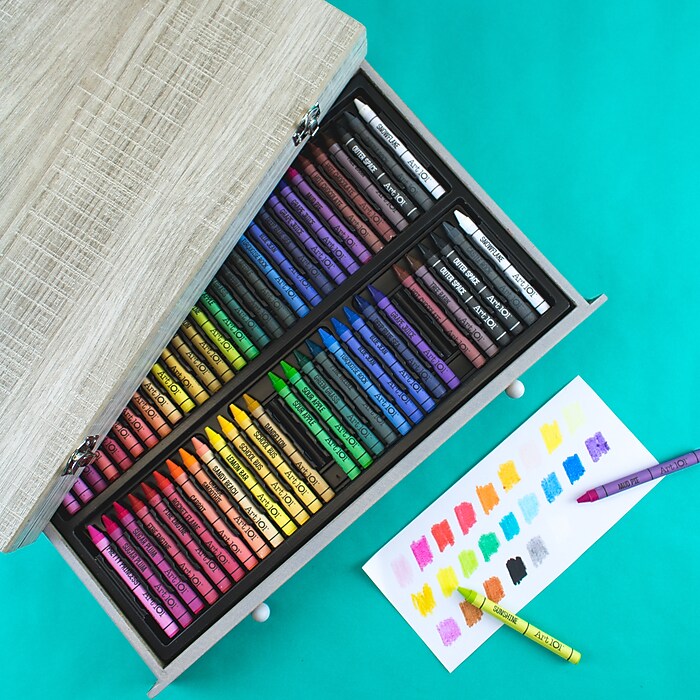 A62Art 101 Wood Art Set, Assorted Colors, 142/Pack (53142MB) | Staples