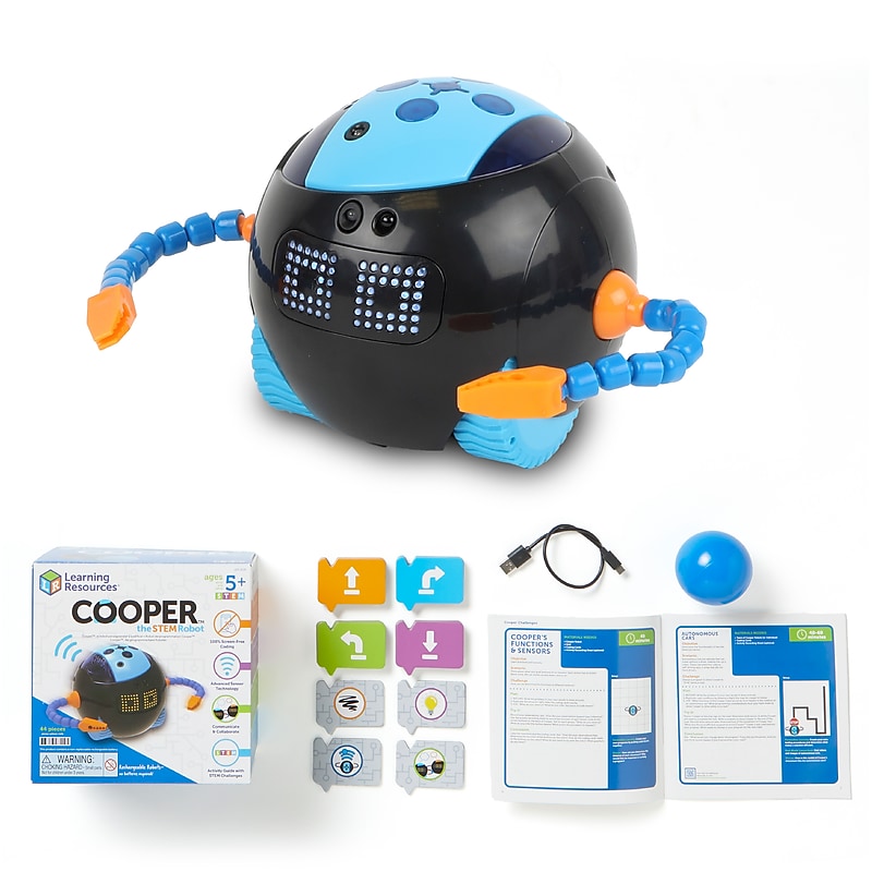 Learning Resources Cooper the STEM Robot, 3 Pieces/Pack (LER3119) image 1