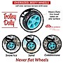 Trolley Dolly Standard Folding Hand Truck, 110 lb. Capacity, Moroccan Tile (01-581)~#|#~A3A6657C-AAAA-43AD-B8DC8A45A5F14F98_sc7