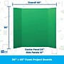 Flipside Tri-Fold Presentation Board, 36" x 48", Green, 24/Carton (30088-24)~#|#~A3A7C448-E47F-4B93-863DBDE5FC0AD0C8_sc7