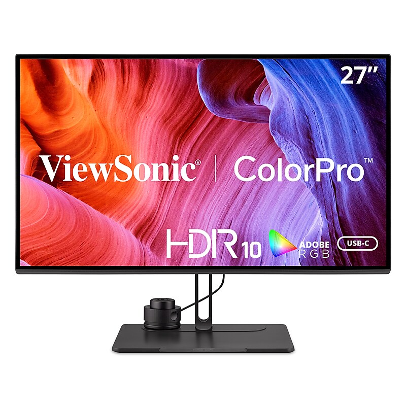 ViewSonic ColorPro 27" 4K Ultra HD 60 Hz LED Monitor, Black (VP2786-4K) image 1