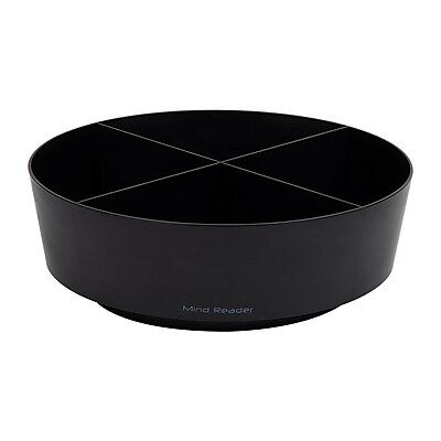 Mind Reader Plastic 4-Compartment Snack Carousel Organizer - Thumbnail 2