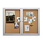Staples Enclosed Cork Display Board, Aluminum Frame, 4' x 3' (ST61262)~#|#~A3B9EE4E-BD30-447E-BA02F16C2A541776_sc7