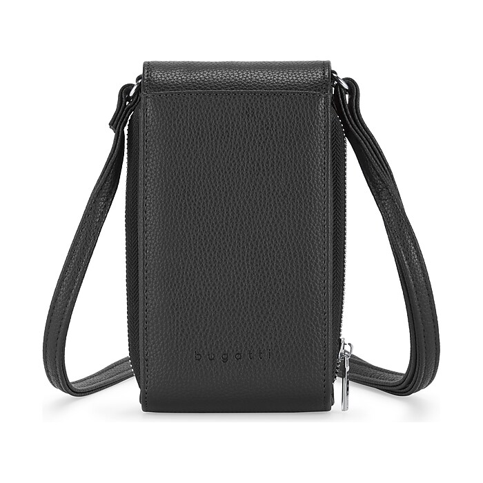 Bugatti Vegan Leather Phone Bag, Black (MOB2684BU-BLACK) | Staples