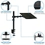 Mount-It! 19" x 19" Height Adjustable Laptop Desk Mount for 17" Laptops, Black (MI-4352LT)~#|#~A3BFCB22-49D6-4B02-9B542817AF6F623E_sc7
