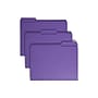Smead Reinforced File Folder, 3 Tab, Letter Size, Purple, 100/Box (13034)~#|#~m004897786_sc7
