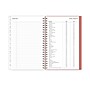 2026 Blue Sky Bespoke Letterpress Pomegranate Blush 5" x 8" Calendar Year Weekly & Monthly Planner, Faux Leather Cover (156222)~#|#~A3C9B344-0D67-44D6-8A665C25C87B0B8D_sc7