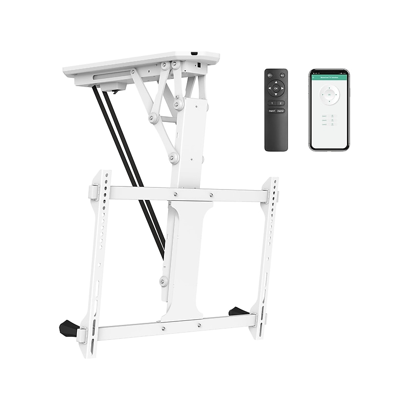 Mount-It! Full-Motion Motorized Ceiling TV Mount, 77 Lbs. Max. (MI-4224W) image 1