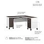 Bush Home Somerset 60" W L Shaped Office Desk with Storage, Storm Gray (WC81030K)~#|#~A3CCA593-49FF-48E8-86E9C71ACE20BD2C_sc7