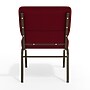 Flash Furniture HERCULES Series Fabric Church Stacking Chair, Burgundy/Gold Vein Frame (FCH2214GV369)~#|#~A3CE6D6C-A093-4BA9-83F0BFEA3D8158C7_sc7