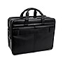 McKleinUSA CLINTON 17" Leather Rolling Laptop Bag, Brown (88444)~#|#~A3D2653A-149A-4D93-BCCF294711EB1C17_sc7