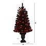 Nearly Natural Black Halloween Artificial Christmas Tree in Urn, 4' (T3261)~#|#~A3D2A6D2-3E6B-4123-B46454E2D9628ED3_sc7