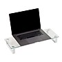 Mind Reader Contemporary Monitor Stand and Laptop Riser, Clear (GLASS-CLR)~#|#~A3D361C9-4534-40B2-A154E88A1A13998A_sc7