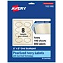 Avery Pearlized Ivory Decorative Edge Multipurpose Labels, 2" x 3", Ivory, 800/Box (94060)~#|#~A3D38D92-7695-4A33-B429D465758062A4_sc7