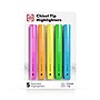 TRU RED™ Tank Highlighter with Grip, Chisel Tip, Assorted, 5/Pack (TR54583)~#|#~A3D762C0-3E15-4652-94ACEB621D74E149_sc7