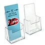 Azar Brochure Holders, 4.125" x 7.25", Vertical, Wall Mounted, Clear, 25/Pack (252012-25PK)~#|#~A3E07D70-A216-4DAB-A64B9ABE4A4F1A5B_sc7